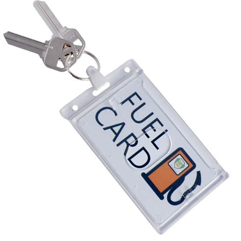 fuel card holder with keyring|gas card holder commercial vehicles.